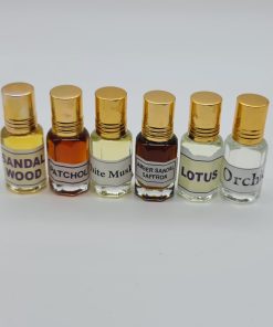 Perfumes de India elaborados a partir de aceites esenciales